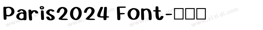 Paris2024 Font字体转换